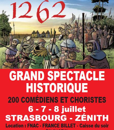 Affiche du spectacle 1262, Strasbourg Ville Libre