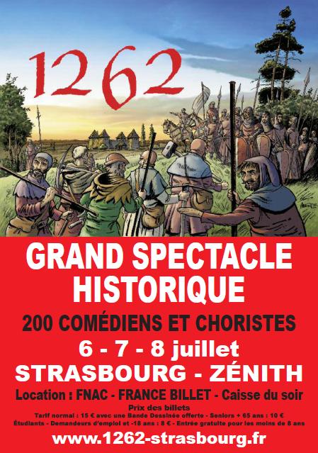 Affiche du spectacle 1262, Strasbourg Ville Libre